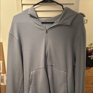 Lululemon Athletica Blue Zip Up Sweater